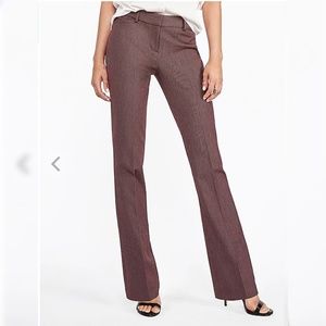 Mid Rise Birdseye Barely Boot Columnist Pant